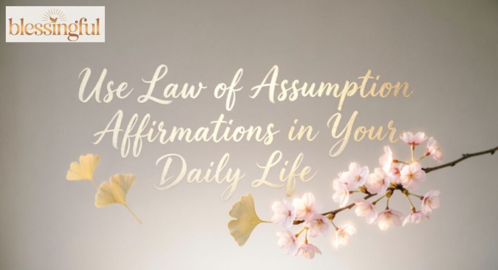 Use Law of Assumption Affirmations in Your Daily Life