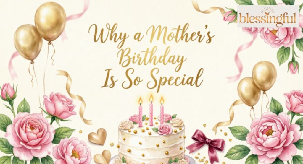 Why a Mother’s Birthday Is So Special