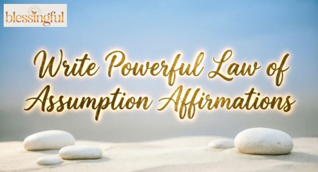 Write Powerful Law of Assumption Affirmations