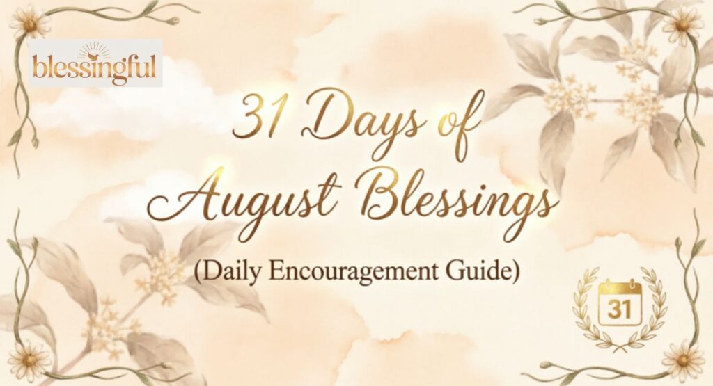31 Days of August Blessings (Daily Encouragement Guide)