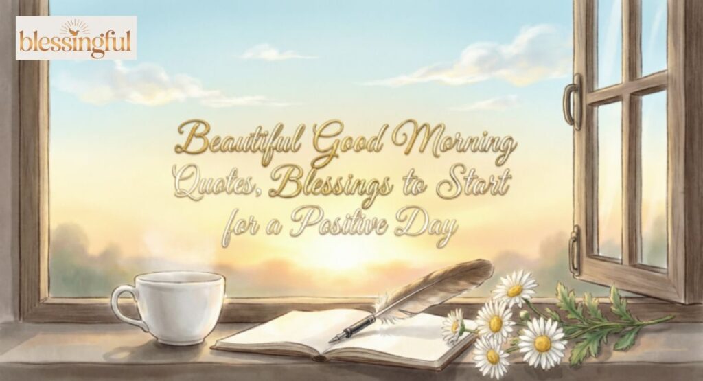 Beautiful Good Morning Blessings to Start Your Day
