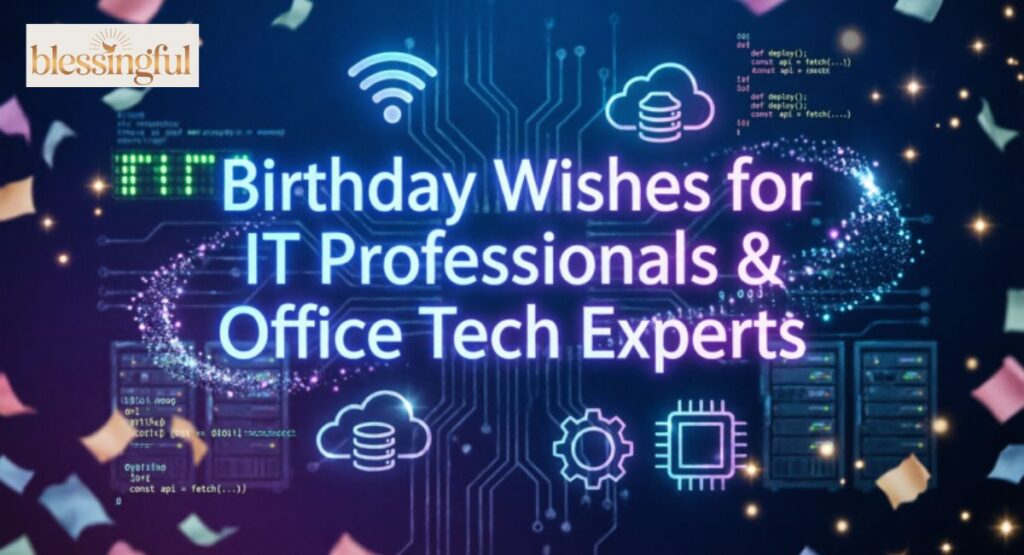Birthday Wishes for IT Professionals & Office Tech Experts