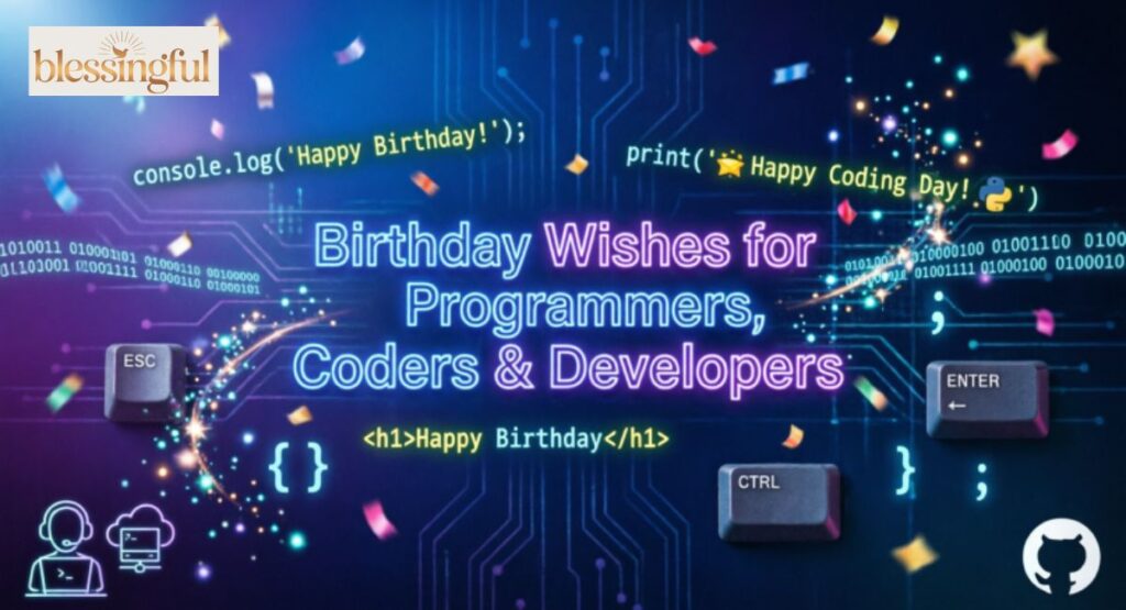 Birthday Wishes for Programmers, Coders & Developers
