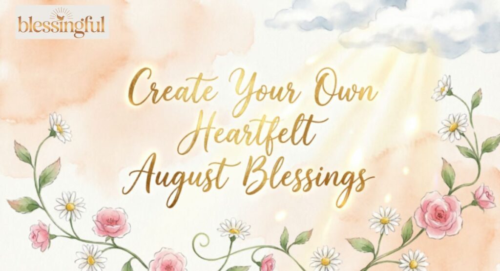 Create Your Own Heartfelt August Blessings