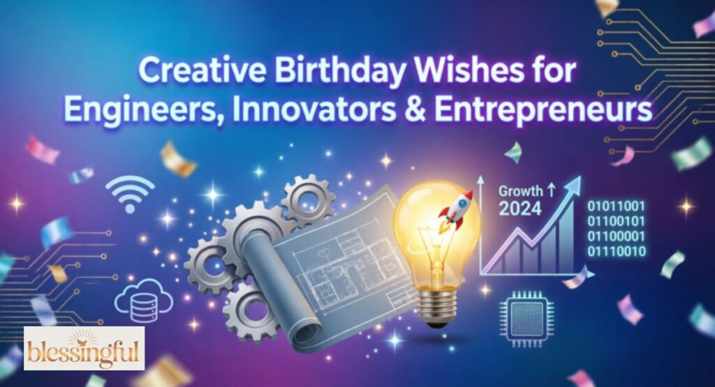 Creative Birthday Wishes for Engineers, Innovators & Entrepreneurs