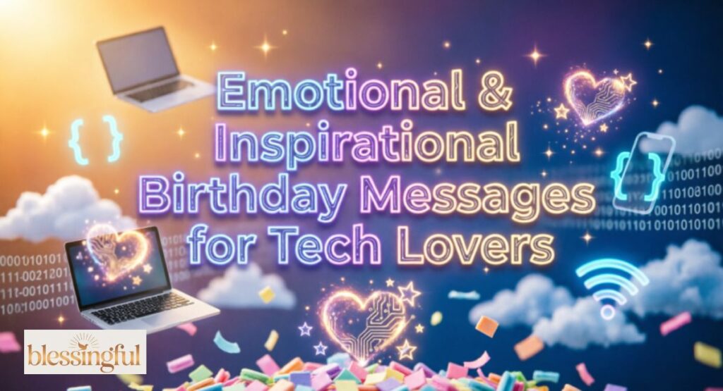Emotional & Inspirational Birthday Messages for Tech Lovers