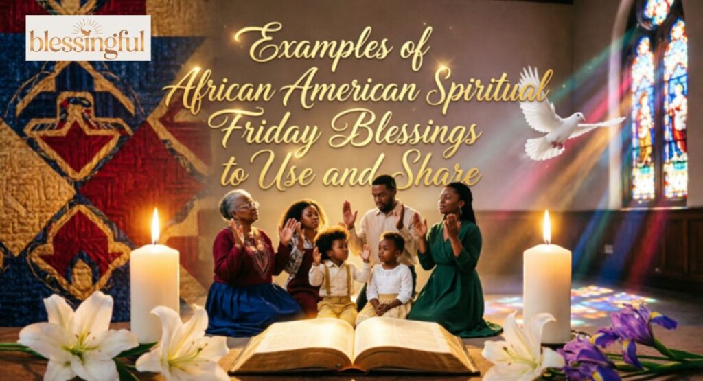 Examples of African American Spiritual Friday Blessings to Use and Share