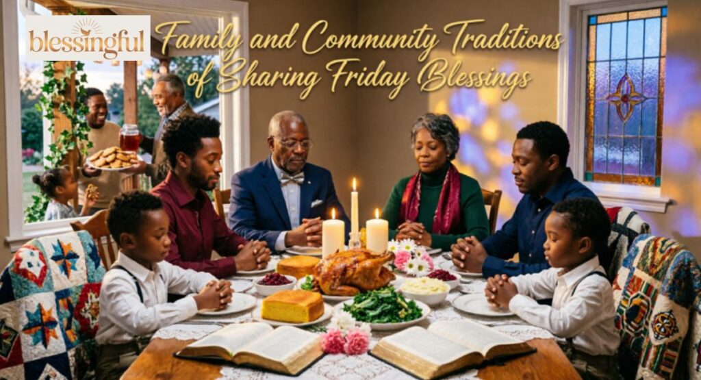 Family and Community Traditions of Sharing Friday Blessings