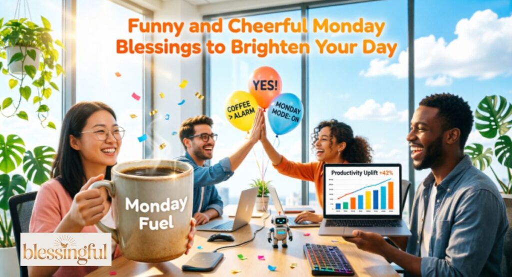 Funny and Cheerful Monday Blessings to Brighten Your Day