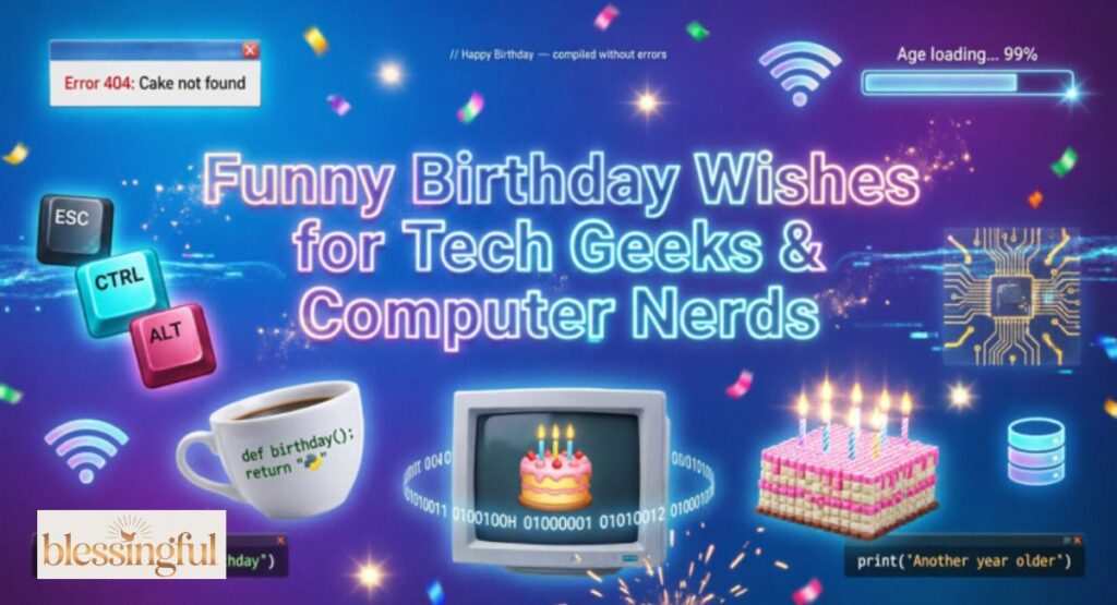 Funny Birthday Wishes for Tech Geeks & Computer Nerds