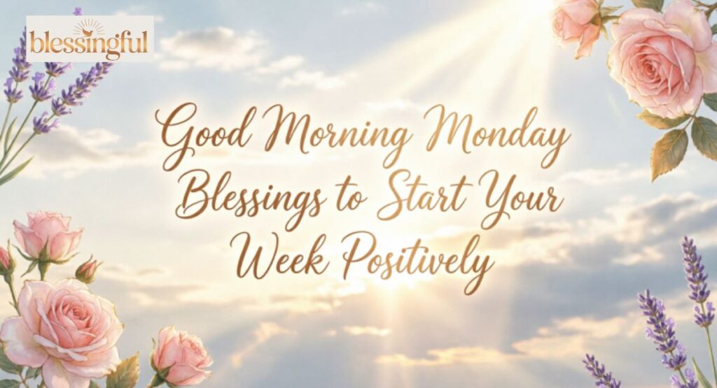 Good Morning Monday Blessings to Start Your Week Positively
