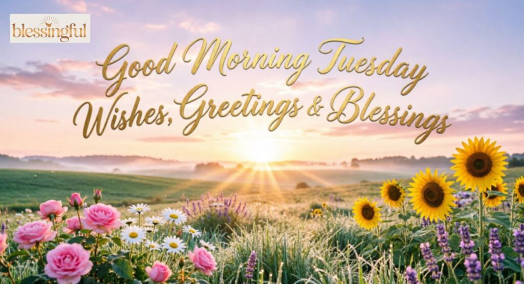 Good Morning Tuesday Wishes, Greetings & Blessings