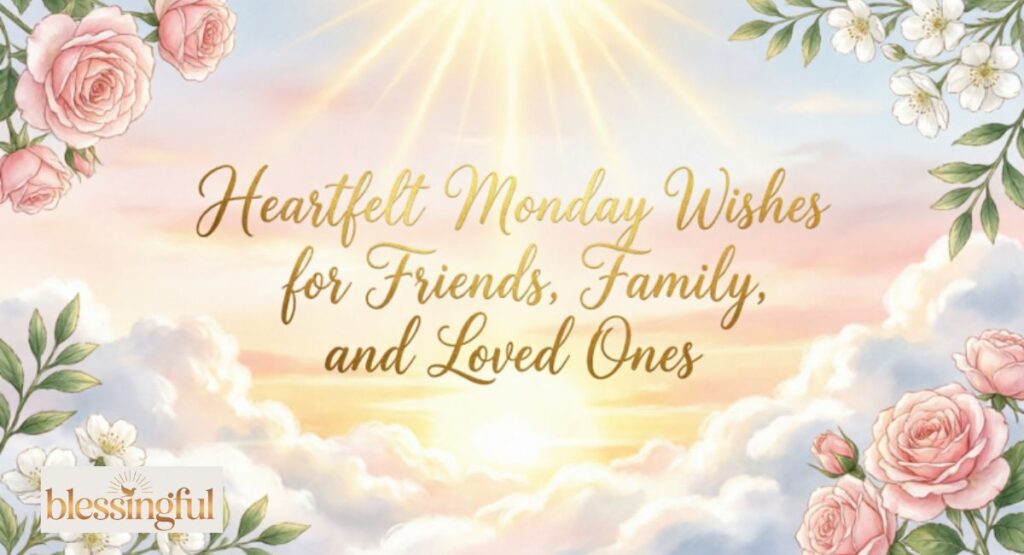 Heartfelt Monday Wishes for Friends, Family, and Loved Ones