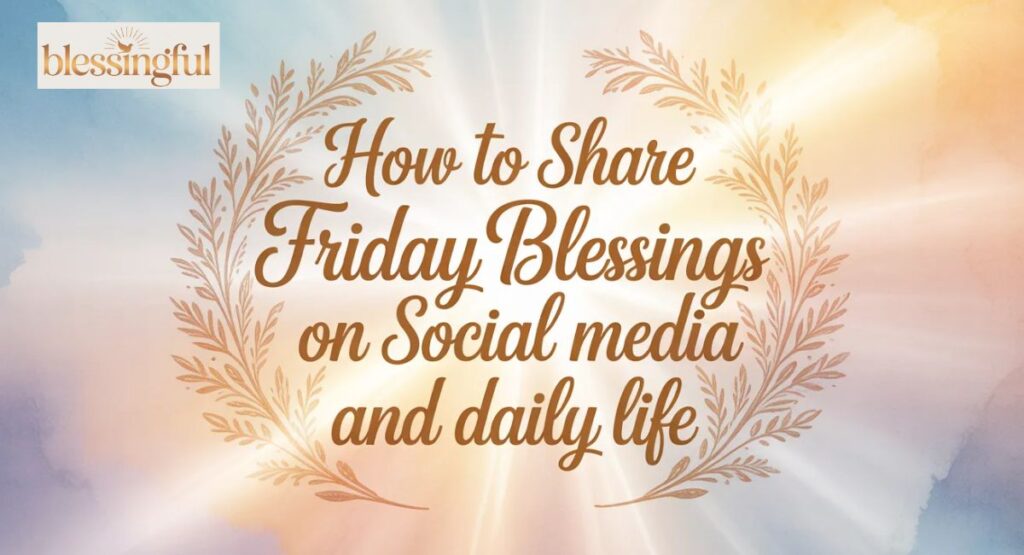 How to Share Friday Blessings on Social Media and Daily Life