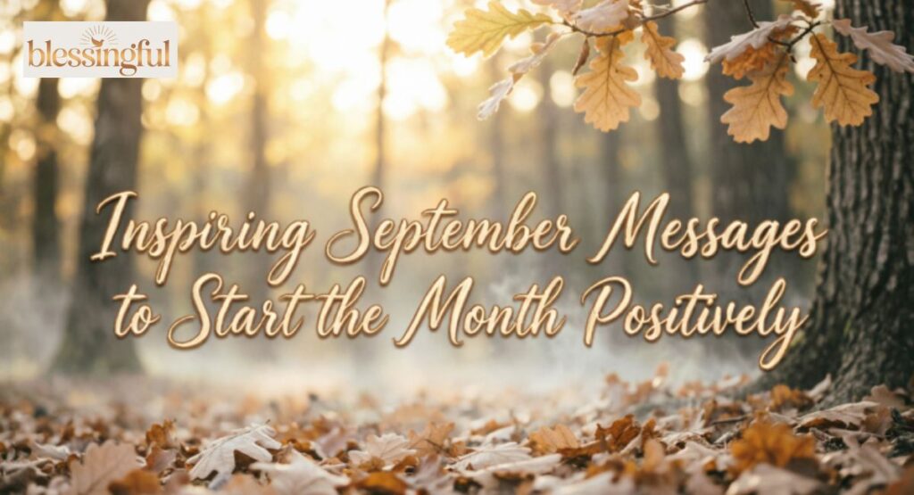 Inspiring September Messages to Start the Month Positively
