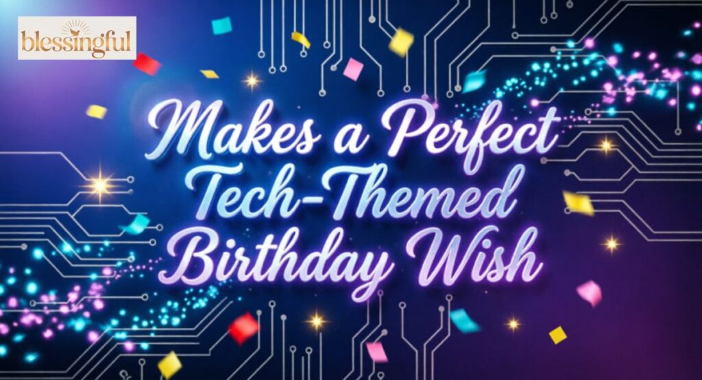 Makes a Perfect Tech-Themed Birthday Wish