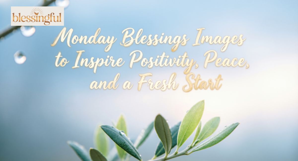 200 Monday Blessings Images to Inspire Positivity, Peace, and a Fresh Start