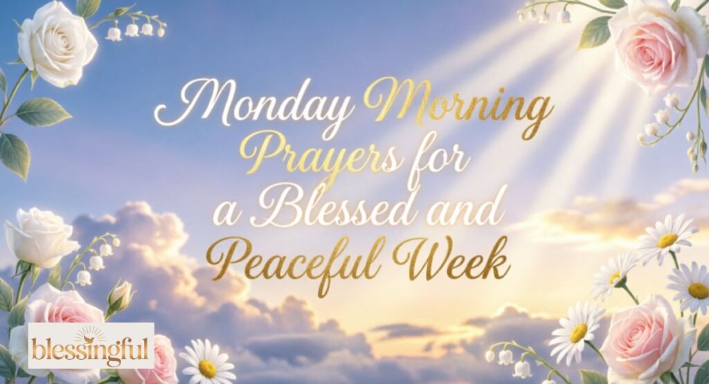Monday Morning Prayers for a Blessed and Peaceful Week