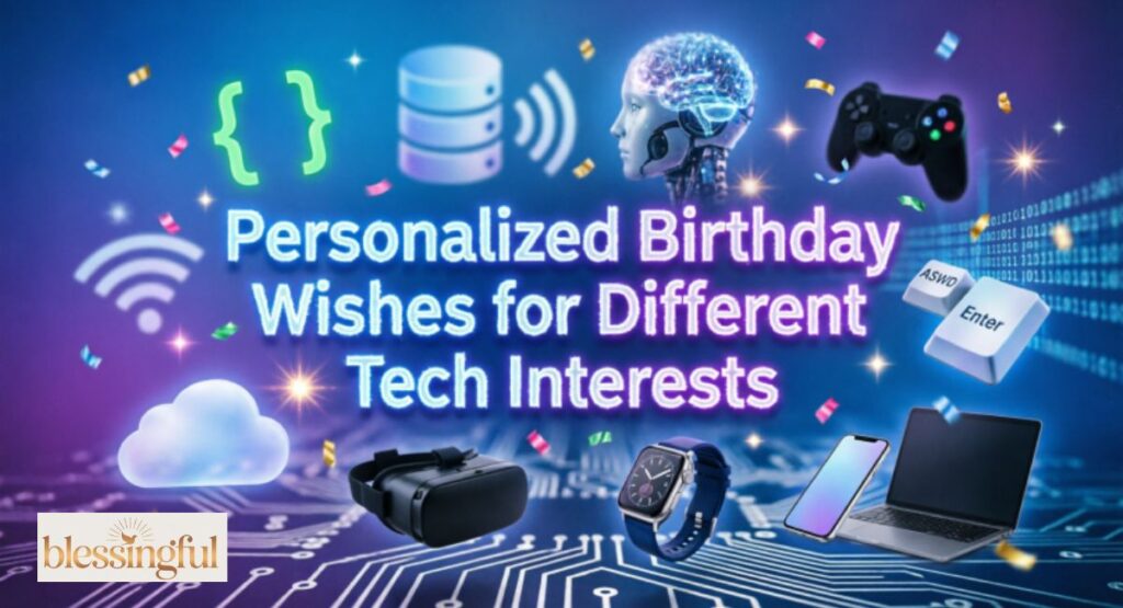 Personalized Birthday Wishes for Different Tech Interests