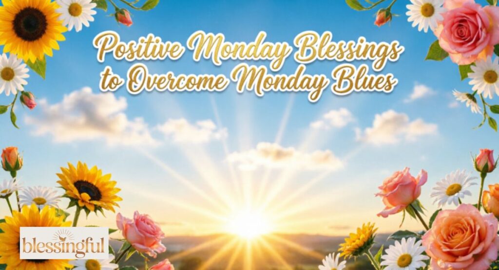 Positive Monday Blessings to Overcome Monday Blues