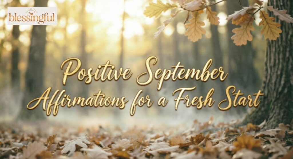 Positive September Affirmations for a Fresh Start