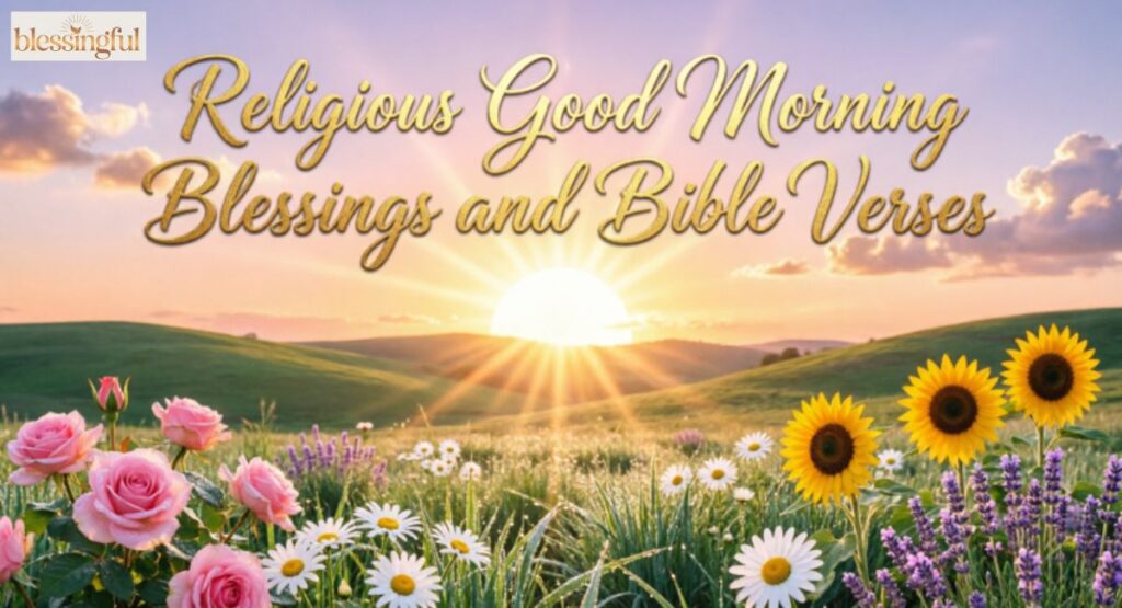 Religious Good Morning Blessings and Bible Verses