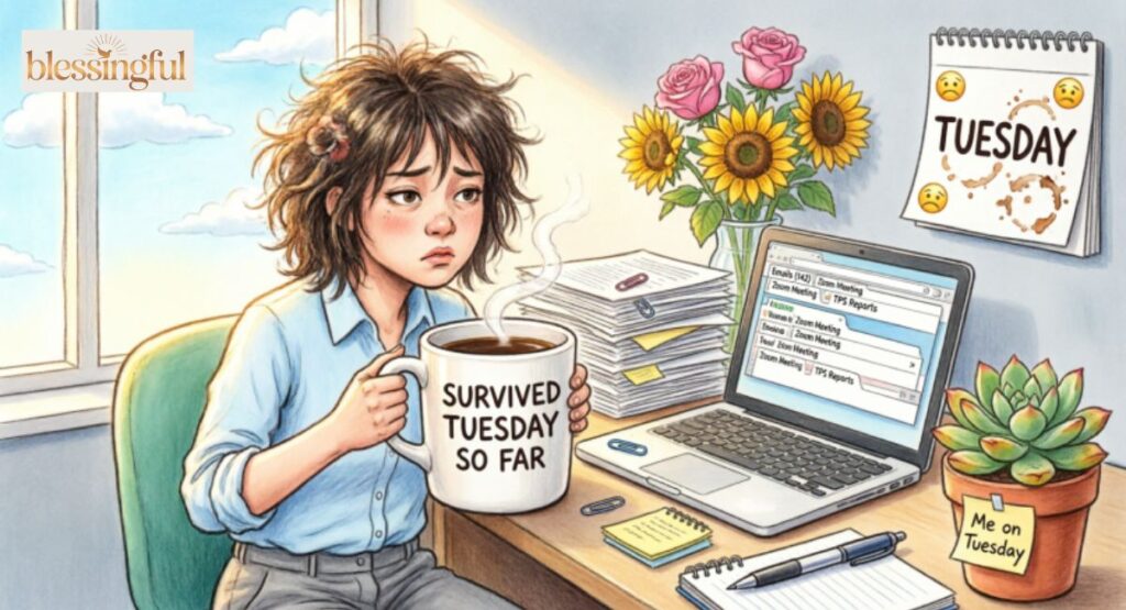 Tuesday Work & Office Humor Quotes (Relatable & Funny)